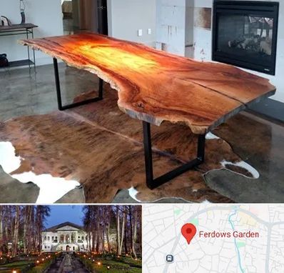 فروش اسلب چوب در باغ فردوس