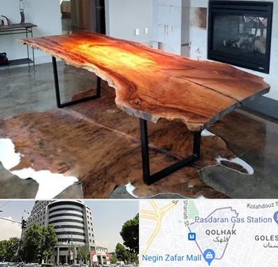 فروش اسلب چوب در قلهک 