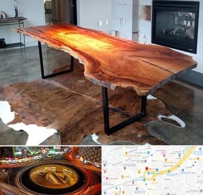 فروش اسلب چوب در میدان ولیعصر 