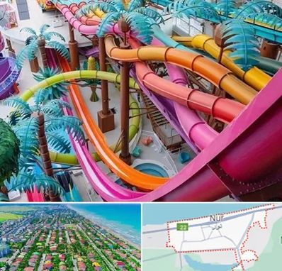 پارک آبی در نور