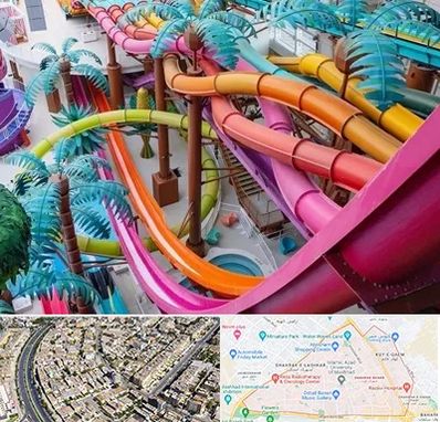 پارک آبی در شهرک غرب مشهد