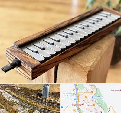 فروش ملودیکا در خیابان نیایش شیراز 