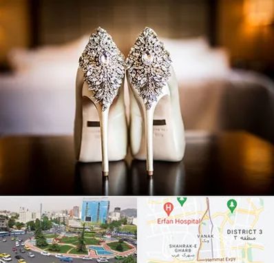 فروشگاه کفش عروس در ونک 