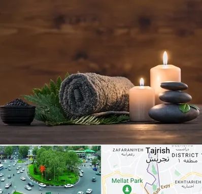 ماساژ در منزل در تجریش 