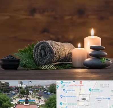 ماساژ در منزل در بهارستان 