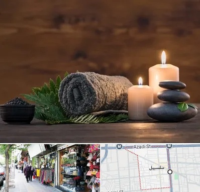 ماساژ در منزل در سلسبیل