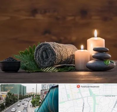 ماساژ در منزل در بلوار فرحزادی
