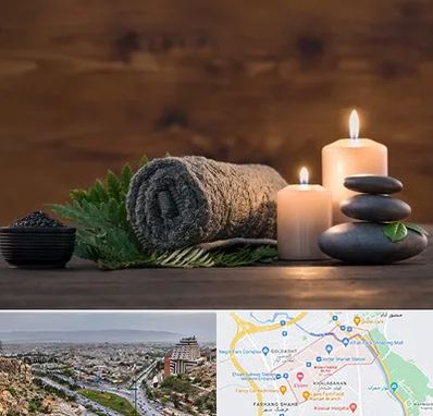 ماساژ در منزل در معالی آباد شیراز 