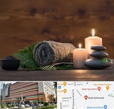 ماساژ در منزل در سهروردی 