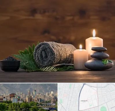 ماساژ در منزل در جمشیدیه