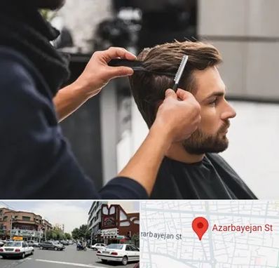 گریم داماد در خیابان آذربایجان