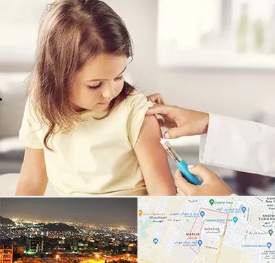 نمونه گیری خون نوزاد و اطفال در مارلیک کرج 