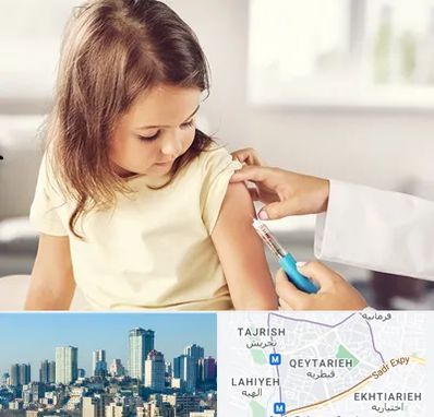 نمونه گیری خون نوزاد و اطفال در قیطریه 