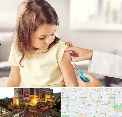 نمونه گیری خون نوزاد و اطفال در جنت آباد تهران 