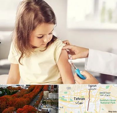 نمونه گیری خون نوزاد و اطفال در ولیعصر 