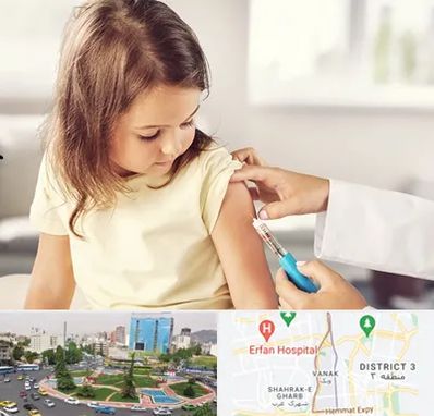 نمونه گیری خون نوزاد و اطفال در ونک 