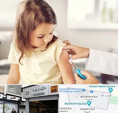 نمونه گیری خون نوزاد و اطفال در منیریه 