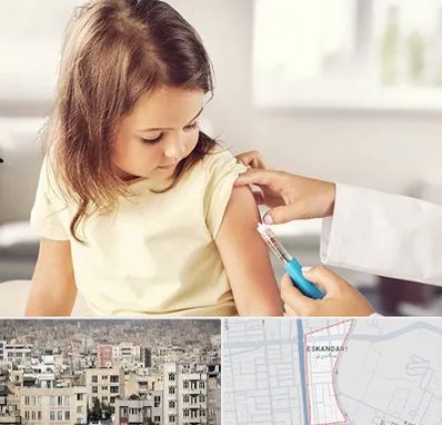 نمونه گیری خون نوزاد و اطفال در اسکندری