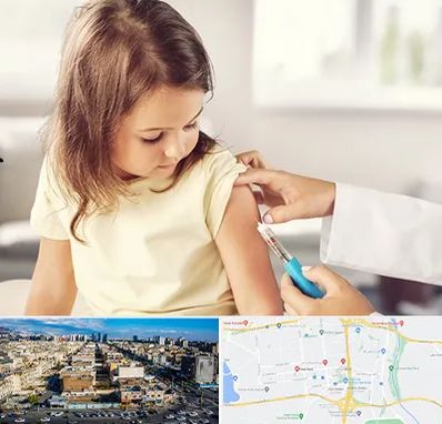 نمونه گیری خون نوزاد و اطفال در شهرک راه آهن 