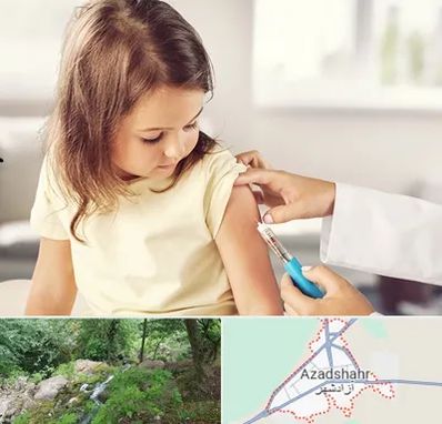 نمونه گیری خون نوزاد و اطفال در آزادشهر