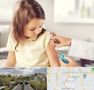 نمونه گیری خون نوزاد و اطفال در یوسف آباد 