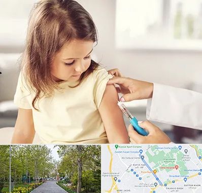 نمونه گیری خون نوزاد و اطفال در قدوسی غربی شیراز 