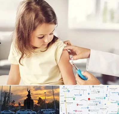 نمونه گیری خون نوزاد و اطفال در میدان حر