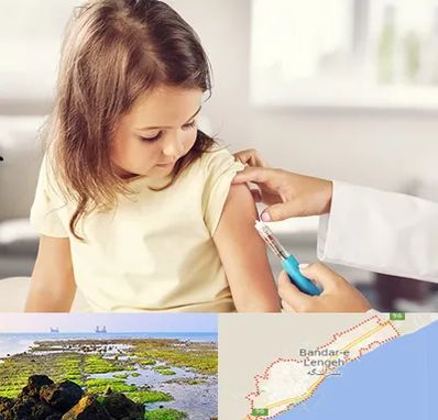 نمونه گیری خون نوزاد و اطفال در بندرلنگه