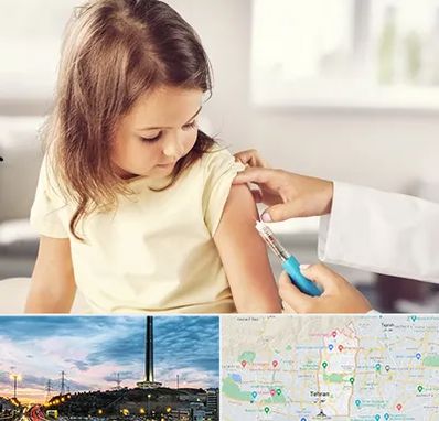 نمونه گیری خون نوزاد و اطفال در منطقه 2 تهران 