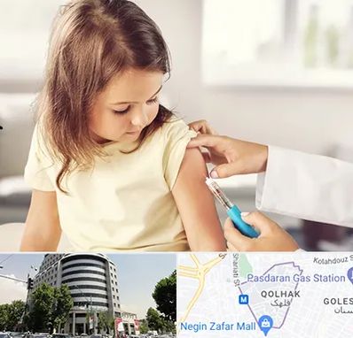 نمونه گیری خون نوزاد و اطفال در قلهک 