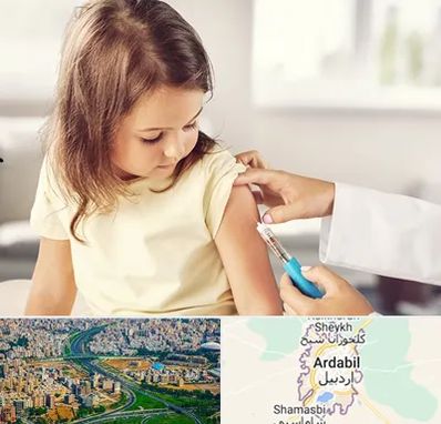 نمونه گیری خون نوزاد و اطفال در اردبیل