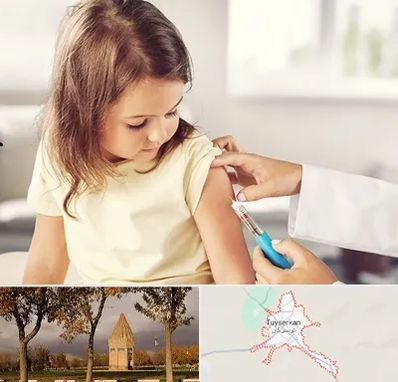 نمونه گیری خون نوزاد و اطفال در تویسرکان