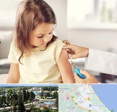 نمونه گیری خون نوزاد و اطفال در رودسر