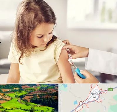 نمونه گیری خون نوزاد و اطفال در نکا