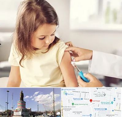 نمونه گیری خون نوزاد و اطفال در کارگر جنوبی 