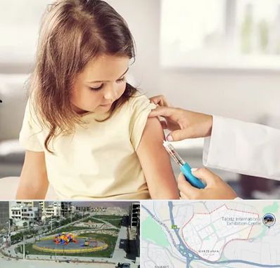 نمونه گیری خون نوزاد و اطفال در مرزداران تبریز