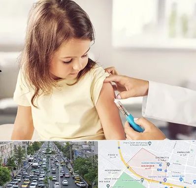 نمونه گیری خون نوزاد و اطفال در گلشهر کرج 