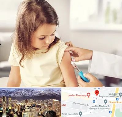 نمونه گیری خون نوزاد و اطفال در جردن 