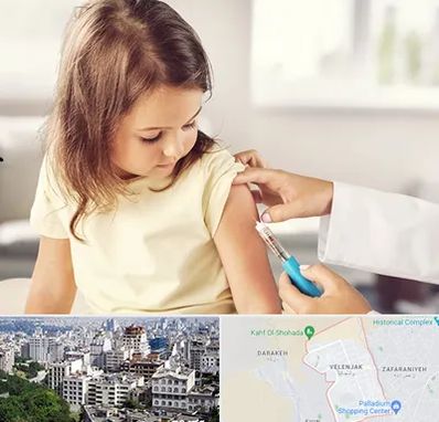 نمونه گیری خون نوزاد و اطفال در ولنجک