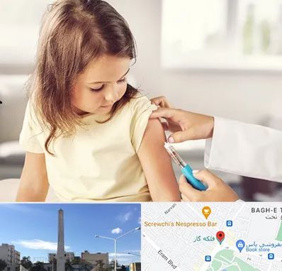 نمونه گیری خون نوزاد و اطفال در فلکه گاز شیراز
