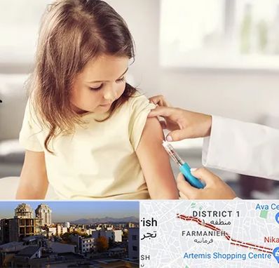 نمونه گیری خون نوزاد و اطفال در فرمانیه 