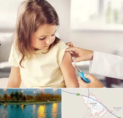 نمونه گیری خون نوزاد و اطفال در قروه