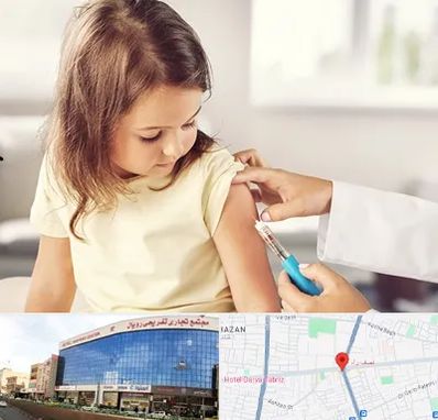 نمونه گیری خون نوزاد و اطفال در نصف راه تبریز