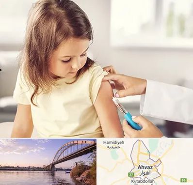 نمونه گیری خون نوزاد و اطفال در اهواز