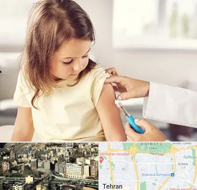 نمونه گیری خون نوزاد و اطفال در مرزداران 