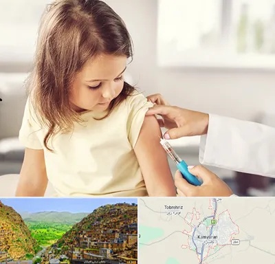 نمونه گیری خون نوزاد و اطفال در کامیاران