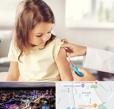 نمونه گیری خون نوزاد و اطفال در گلسار رشت 