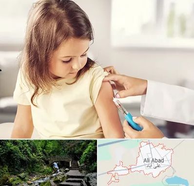 نمونه گیری خون نوزاد و اطفال در علی آباد کتول