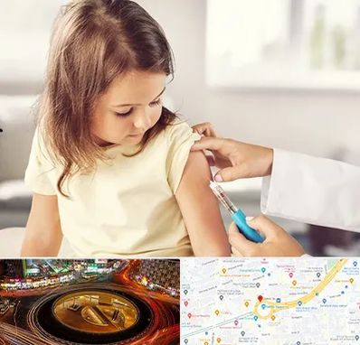 نمونه گیری خون نوزاد و اطفال در میدان ولیعصر 