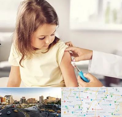 نمونه گیری خون نوزاد و اطفال در منطقه 7 تهران